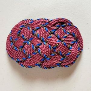 Hair Barrette Fabric Coated - France